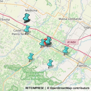 Mappa Via Fratelli Bandiera, 40026 Imola BO, Italia (7.5)