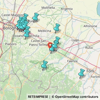 Mappa Via Montericco, 40026 Imola BO, Italia (19.00125)
