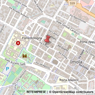 Mappa Via Emilia, 44, 40026 Imola, Bologna (Emilia Romagna)