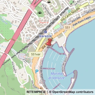 Mappa Via dei Tornitori, 17019 Varazze SV, Italia, 17019 Varazze, Savona (Liguria)