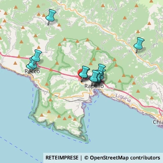 Mappa Via Tre Scalini, 16035 Rapallo GE, Italia (2.91929)