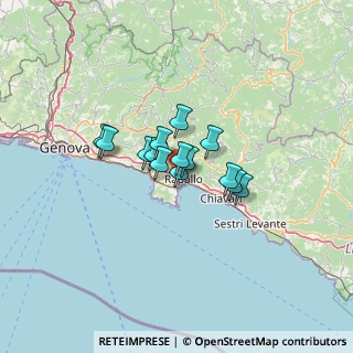 Mappa Via Tre Scalini, 16035 Rapallo GE, Italia (7.52786)