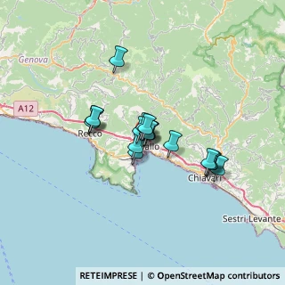 Mappa Via Capellaro, 16035 Rapallo GE, Italia (4.60294)
