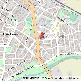 Mappa Via Tommaso Campanella, 29/A, 40026 Imola, Bologna (Emilia Romagna)