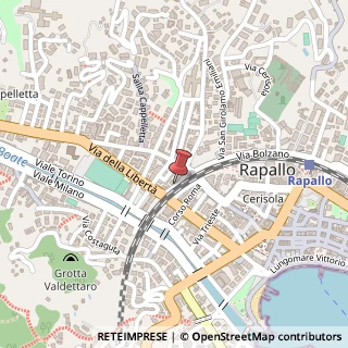 Mappa Via Salvo D'Acquisto,  10, 16100 Rapallo, Genova (Liguria)