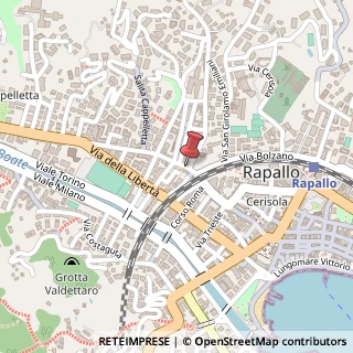 Mappa Corso Goffredo Mameli, 123, 16035 Rapallo, Genova (Liguria)