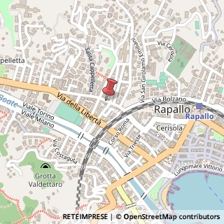 Mappa Corso Goffredo Mameli, 153, 16035 Rapallo, Genova (Liguria)