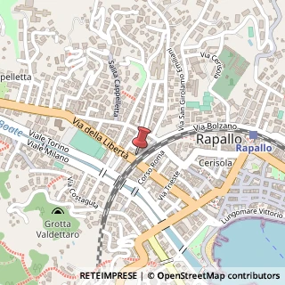 Mappa Via della Libertà, 84, 16035 Rapallo, Genova (Liguria)