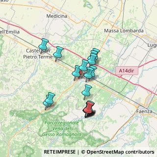 Mappa Viale Francesco D'Agostino, 40026 Imola BO, Italia (6.36211)
