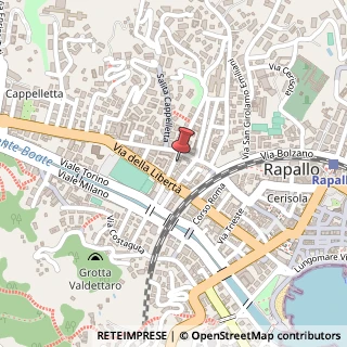 Mappa Via Trento, 15, 16035 Rapallo, Genova (Liguria)