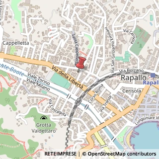 Mappa Via Trento, 2, 16035 Rapallo, Genova (Liguria)