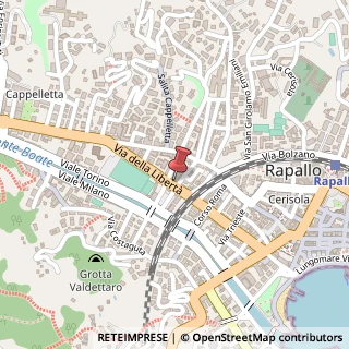 Mappa Via della Libertà, 96, 16035 Rapallo, Genova (Liguria)