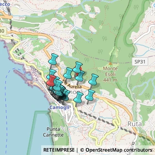 Mappa Via Aurelia, 16032 Camogli GE, Italia (0.38741)