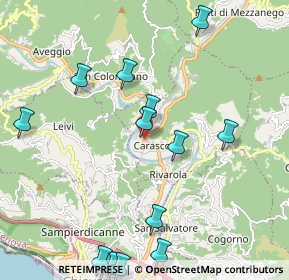 Mappa Via M. Disma, 16042 Carasco GE, Italia (2.58857)