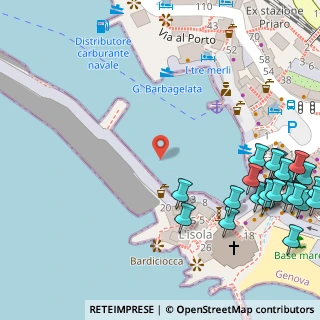 Mappa Via al Molo, 16032 Camogli GE, Italia (0.09583)