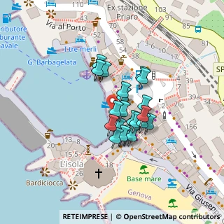 Mappa Via al Porto, 16032 Camogli GE, Italia (0)