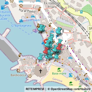 Mappa Piazza Cristoforo Colombo, 16032 Camogli GE, Italia (0.03348)