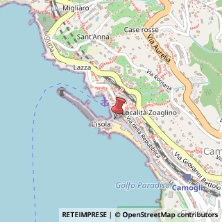 Mappa Piazza Cristoforo Colombo, 4/5, 16032 Camogli, Genova (Liguria)