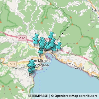 Mappa Via Bartolomeo Maggiocco, 16035 Rapallo GE, Italia (1.20474)
