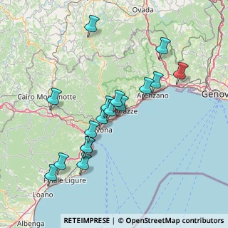 Mappa Via Boschi, 17015 Celle Ligure SV, Italia (14.55059)
