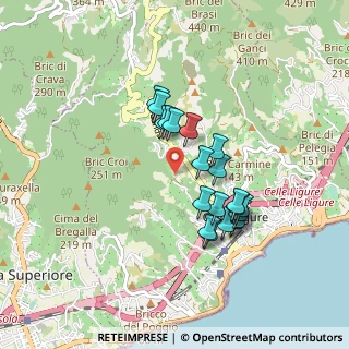 Mappa Via Boschi, 17015 Celle Ligure SV, Italia (0.7445)