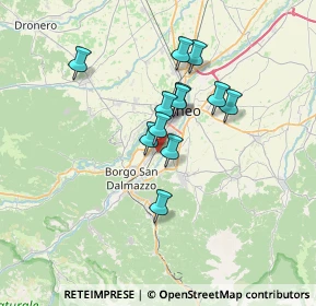 Mappa Via Federico Mistral, 12100 Cuneo CN, Italia (5.25417)