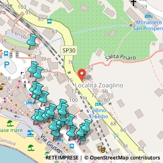 Mappa Corso Giuseppe Mazzini, 16032 Camogli GE, Italia (0.09192)