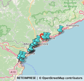 Mappa Via Sanda, 17015 Celle Ligure SV, Italia (6.498)