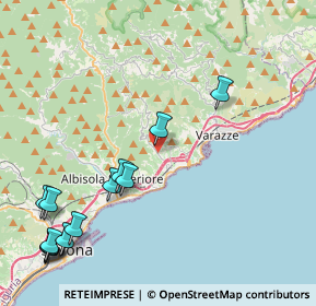 Mappa Via Sanda, 17015 Celle Ligure SV, Italia (5.51923)