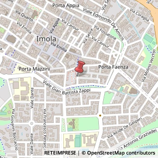 Mappa Via tozzoni pier paolo 6, 40026 Imola, Bologna (Emilia Romagna)