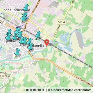 Mappa Via Rio Antonio Graziadei, 40026 Imola BO, Italia (1.42471)
