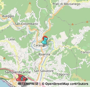 Mappa Via Casali, 16042 Carasco GE, Italia (4.01615)