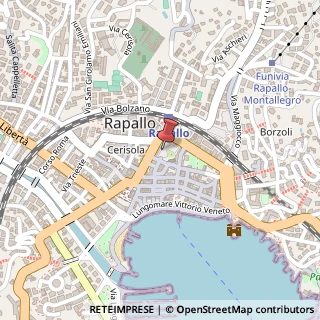 Mappa Piazza delle Nazioni, 2, 16035 Rapallo, Genova (Liguria)