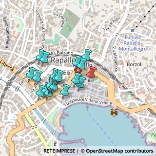 Mappa Piazza delle Nazioni, 16035 Rapallo GE, Italia (0.1945)