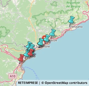 Mappa Via Lavadore, 17015 Celle Ligure SV, Italia (6.29538)