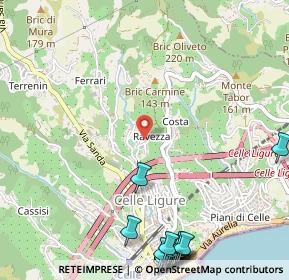 Mappa Via Lavadore, 17015 Celle Ligure SV, Italia (0.8635)