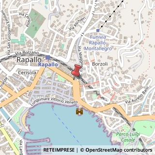 Mappa Via Pellerano Murtula, 1/2, 16035 Rapallo, Genova (Liguria)