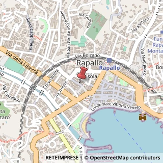 Mappa Corso Goffredo Mameli, 30, 16035 Rapallo, Genova (Liguria)