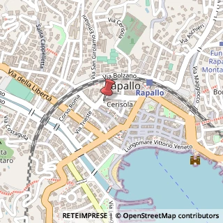 Mappa Via Alessandro Lamarmora, 10, 16035 Rapallo, Genova (Liguria)