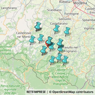 Mappa Via della Piscina, 41045 Montefiorino MO, Italia (9.47263)