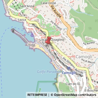 Mappa Via della Repubblica, 94, 16032 Camogli, Genova (Liguria)
