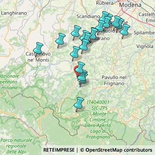 Mappa Via Primo Maggio, 41045 Montefiorino MO, Italia (16.5255)