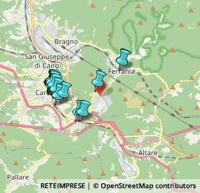 Mappa Viale della Libertà, 17014 Cairo Montenotte SV, Italia (1.709)