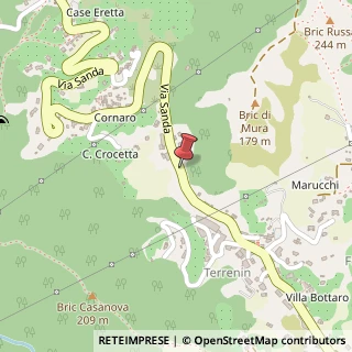 Mappa Via sanda 125, 17015 Celle Ligure, Savona (Liguria)