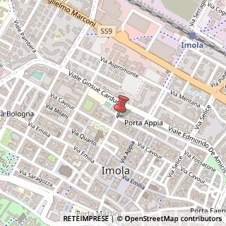 Mappa Via Felice Orsini, 37, 40026 Imola, Bologna (Emilia Romagna)