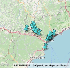 Mappa Via Antonio Gramsci, 17014 Cairo Montenotte SV, Italia (10.1275)