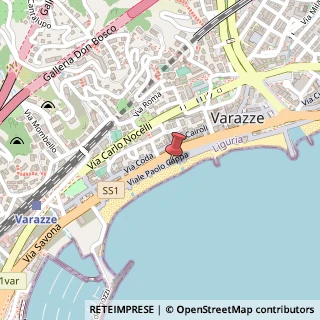 Mappa Via San Caterina, 1, 17019 Varazze, Savona (Liguria)