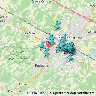 Mappa Via della Solidarietà, 40026 Imola BO, Italia (1.46158)