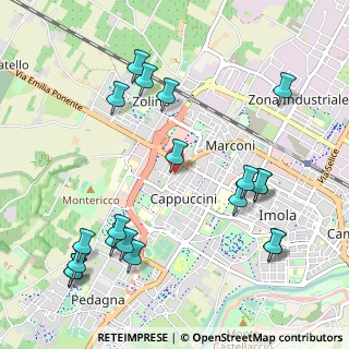 Mappa Via Croce Coperta, 40026 Imola BO, Italia (1.2755)