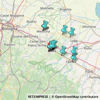 Mappa Via Croce Coperta, 40026 Imola BO, Italia (8.84286)